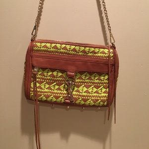 Rebecca Minkoff Brown and Yellow Mac